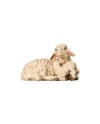 053058 Schaf liegend mit Lamm